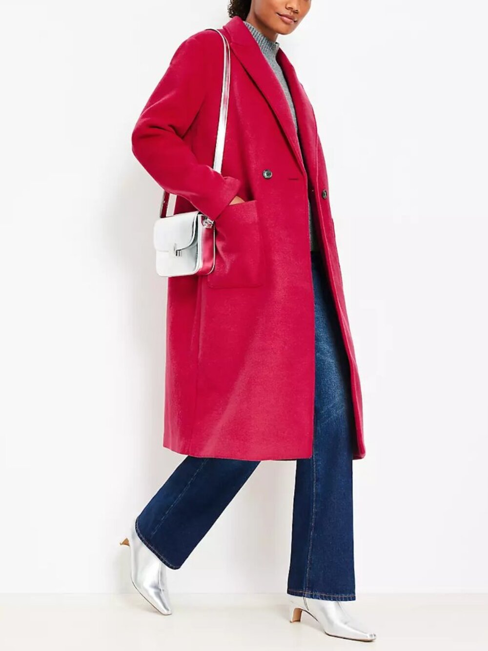 NEW Loft Doubleface Modern Coat Plus Size XXL